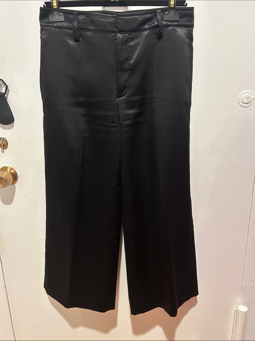Vince Black Cropped Trousers size 6